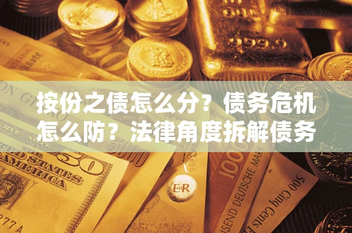 武汉按份之债怎么分？债务危机怎么防？法律角度拆解债务分配与风险自保指南