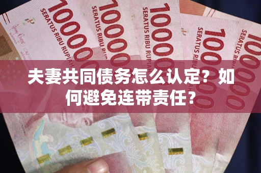 武汉夫妻共同债务怎么认定？如何避免连带责任？