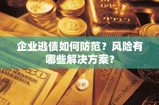 武汉企业逃债如何防范？风险有哪些解决方案？