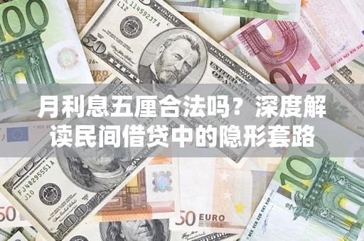 武汉月利息五厘合法吗？深度解读民间借贷中的隐形套路