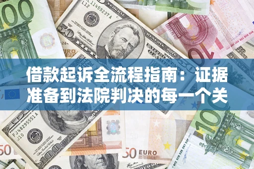 武汉借款起诉全流程指南：证据准备到法院判决的每一个关键步骤