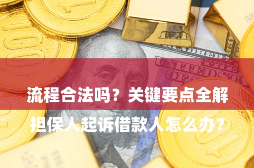 武汉

担保人起诉借款人怎么办？流程合法吗？关键要点全解析