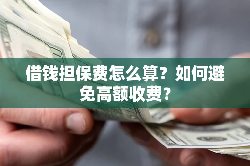 武汉借钱担保费怎么算？如何避免高额收费？