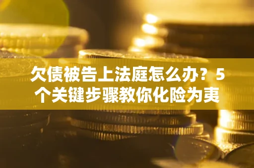 武汉欠债被告上法庭怎么办？5个关键步骤教你化险为夷