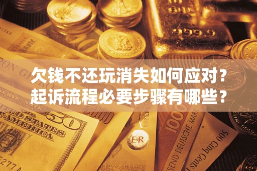 武汉欠钱不还玩消失如何应对？起诉流程必要步骤有哪些？